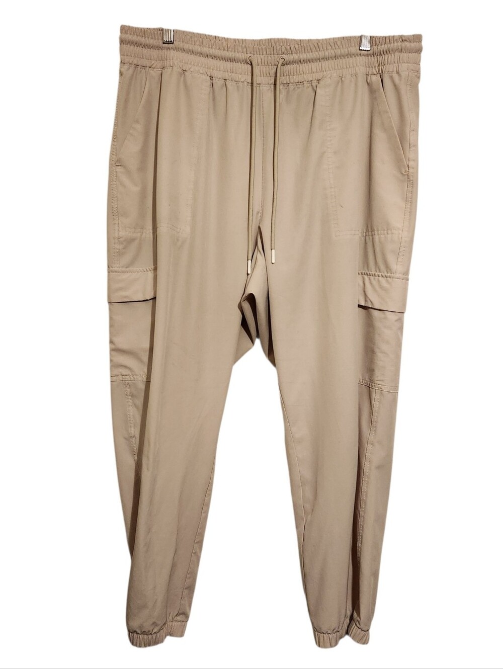 Old Navy | Women's Cream Stretch Tech Dry Wick Athleisure Joggers (Size XL)
